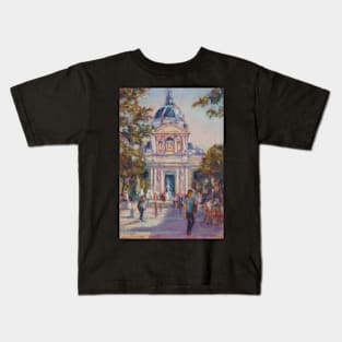 Place de la Sorbonne, Paris Kids T-Shirt